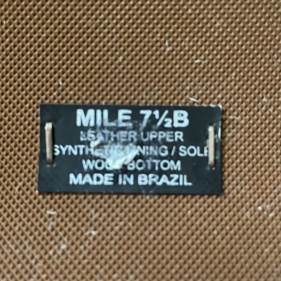 Steve Madden platform sandal shoe size 7.5 y2k wood clog summer vintage - Picture 7 of 7